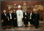 Image of Archbishop Tobin previously oversaw the world's religious orders.