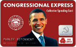 Image of Congressional Express Card, never visit Washington without it. 