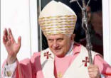 Image of Pope Benedict on Gaudete Sunday