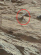 Image of The mysterious chink of twisted metal discovered on Mars. 