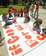 Image of The Kountze Middle School cheerleaders have truly proved that none can be against you if God is with you. 