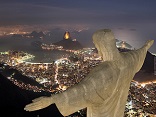 Image of Christ the Redeemer overlooking Rio De Janeiro 