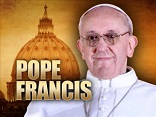 Image of Pope travels through the crowd which filled St Peters square for the canonization