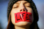 Image of What about all the little girls murdered at conception? Where are their 