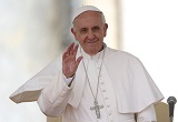 Image of Pope Francis at his May 8, 2013 general audience