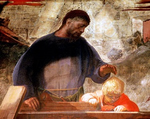 St. Joseph and the child Jesus
