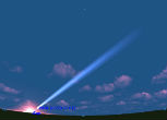 Image of Comet ISON as it may appear in late November. 