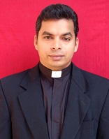 Image of Fr Dr Santhosh Sebastian Cheruvally is a priest of the Catholic Diocese of Gorakhpur in North India and is currently a  professor of Dogmatic Theology at St Joseph's Regional Seminary, Allahabad, India, affiliated with the Pontifical Urban University, Rome.

