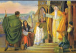 Image of The Feast of the Presentation of Mary is celebrated in both the Eastern and Western Churches. It recalls the day in the life of the Jewish girl named Mary (Maryam) when her parents, Joachim and Anne, presented her to the Lord in the temple and dedicated her life to Him. 

