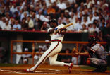 Image of Don Baylor played for the Anaheim Angels from 1978-82, and is now their hitting coach.