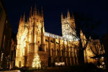Image of The Canterbury Cathedral is one of the oldest Christian sites in England, and home to the leader of the Church of England.