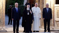 Image of This Pope believes in the power of prayer. He also carries in his heart a burden for peace in the Middle East. He knows there is an indispensable connection between the two. He wants to unleash the Love of God, the most powerful weapon we have against the growing scourge of violence in the land where the Prince of Peace walked, talked, loved, lived, died and was raised. 