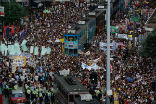Image of Half a million Hong Kong citizens protested against an overstep of Chinese authority on June 29.