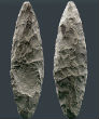 Image of This flint tool, found with remains of a mastodon, suggests that humans are much older in North America than originally thought.