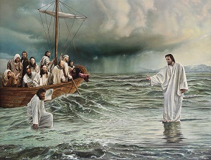 We live our lives now in Jesus Christ and we are at home in the Boat of the Church. We can always find Him in the fourth watch of the night, if we choose to respond in faith. When we turn our faith into a verb, we too get our sea legs, as they say in the nautical culture. We also learn a new way of living - and of loving. Fear simply becomes a field of choice, an occasion for trust. Even in the fourth watch of the night, there is a bridge between fear and freedom, it passes through Jesus who tells all who will fix their eyes upon Him - Take Courage; it is I; Be Not Afraid.