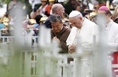 Image of On Saturday, August 16, 2014, during the apostolic visit to Korea, Pope Francis made a loud statement. However, he did not use words. He did not have to. His prophetic action brought to mind a saying attributed to his namesake, Francis of Asisi - I preach the Gospel at all times, but sometimes I use words.