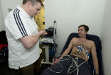 Image of A pilot study has shown that a computer camera may be capable of telling when a person is having a heart condition, by picking up changes in skin tone.