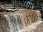 Image of After historic levels of heavy rainfall, the flooding in the Kashmir region of India and Pakistan has left more than 400 dead, and thousands more stranded and awaiting rescue.