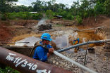 Image of Oil drilling in the Amazon rainforest has caused great destruction of the once fertile and incredibly diverse ecosystem there.