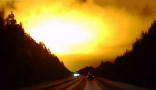 Image of A still taken from footage of the phenomena that took place in Russia on November 14.