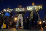 Image of Protestors in New York over the death of Eric Garner.