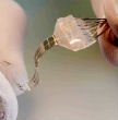 Image of Composed of silicone and platinum with stretchable gold interconnects that transmit and transfer electrical signals. 