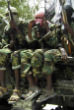 Image of Boko Haram gunmen on a truck in Nigeria. Formerly limited to attacks in Northern Nigeria, the group has begun attacking neighboring countries recently.