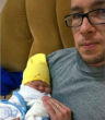 Image of Samuel Forrest and his newborn son were abandoned by the mother a week after birth. 