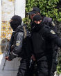 Image of Tunisian security forces stormed the museum, where the gunmen and hostages were, killing the two gunmen.