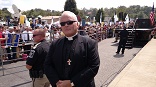 Image of Deacon Keith Fournier at the Rally to Free Kim Davis on September 8, 2015. Though Kim was let out of her cell, the struggle still continues. 