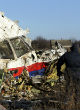 Image of Debris from MH17's unforgettable crash last year.