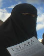 Image of One veiled ISIS sympathizer was filmed during the undercover investigation (Channel 4).