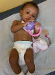 Image of Corlena Cloyd heard sound for the first time (Facebook).