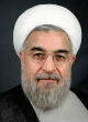 Image of Iranian President, Hassan Rouhani, has remained silent about the military site construction (Wikipedia).