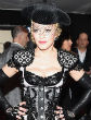 Image of Madonna's skimpy attire and blasphemous attitude spur bishop's call for a boycott (JustJared).