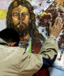 Image of Christian genocide looms on the horizon of Iraq and Syria (Pintertest).