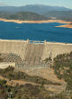 Image of Lake Shasta reservoir is in danger of overflowing (California Department of Water Resources).