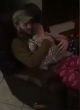 Image of Riley and 'Dada' snuggle together (Casey Johnson Kinser/Facebook).