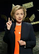 Image of Clinton refuses to share investment numbers (Mother Jones).