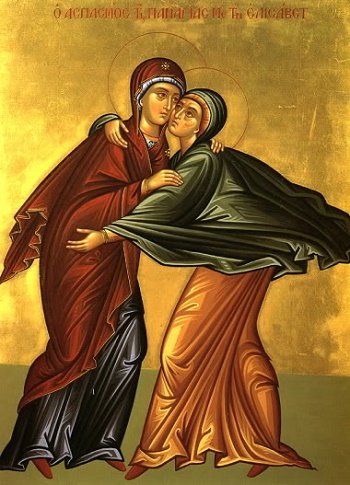The visitation of Mary to her cousin Elizabeth