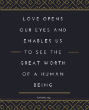 Image of Love opens our eyes