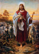 Image of Pope Francis describes how to be a good shepherd (Bernard Plockhorst/WikiMedia Commons).