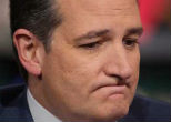 Image of Ted Cruz was booed when the crowd realized he wouldn't be endorsing Donald Trump.