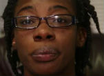 Image of Breaion King was slammed to the ground for not moving her legs.