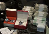 Image of Cash and jewels were discovered hidden in the convent (Argentine Police).