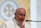 Image of Pope Francis on the Holy Spirit.