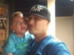 Image of Wyatt lived just long enough to become an honorary marine (Facebook).