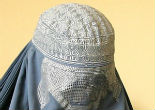 Image of Burkas banned by ISIS.