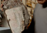 Image of Bible fused to steel found in 9/11 debris.