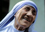 Image of Mother Teresa changed the world by simply living God's love.